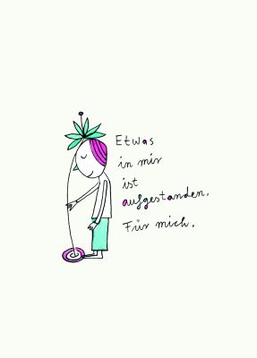 Postkarte - etwas in mir | KDRAW100519